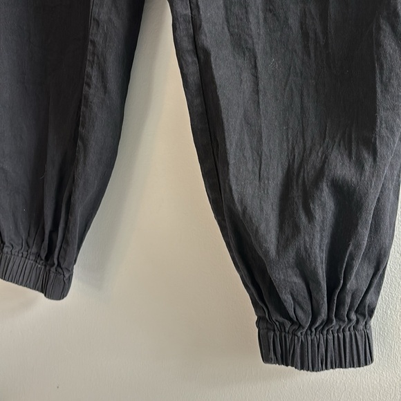I.AM.GIA. black high rise zip fly joggers - Picture 3 of 9